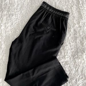 Zara basic black cropped dress pants Size XL